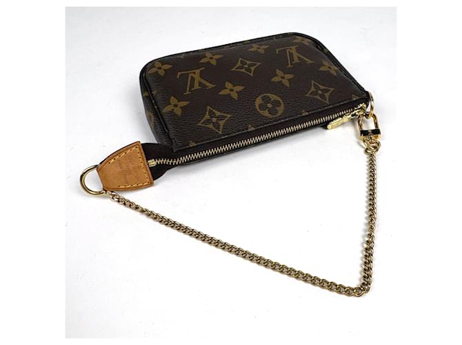 Louis Vuitton Monogram Mini Pochette Accessoires Marrone - vista 6
