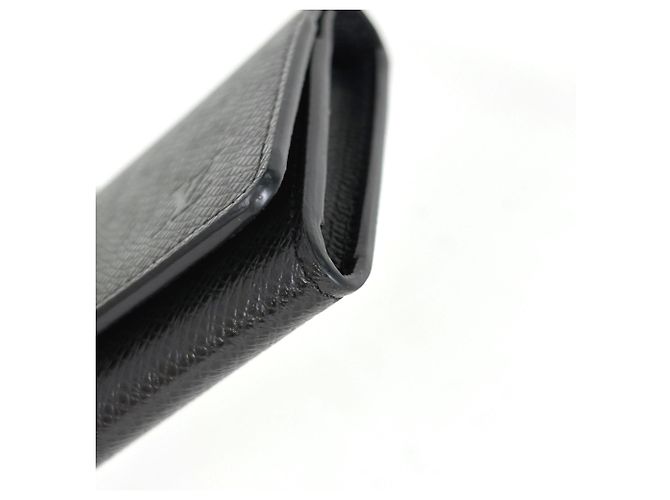 Portabiglietti Louis Vuitton Taiga Black Nero - vista 3