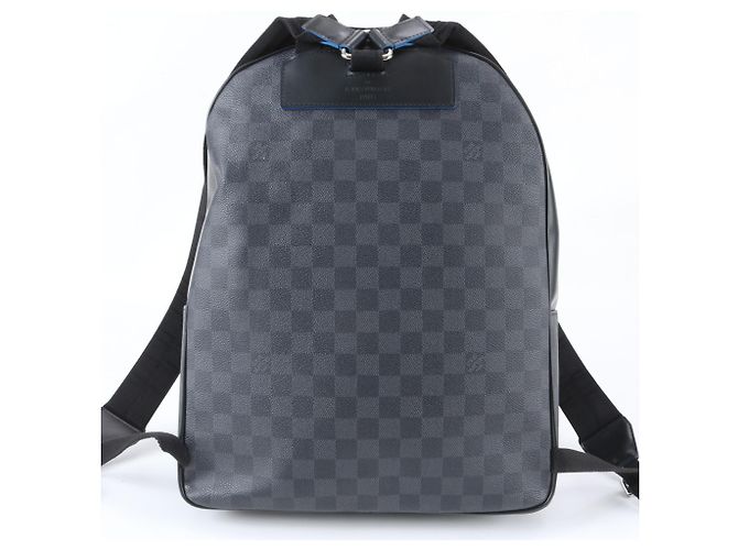 Louis Vuitton Damier Graphite Josh Leather Backpack Black Damier ebene - view 3