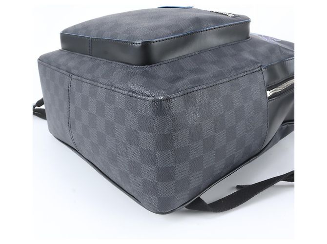 Louis Vuitton Damier Graphite Josh Leather Backpack Black Damier ebene - view 4