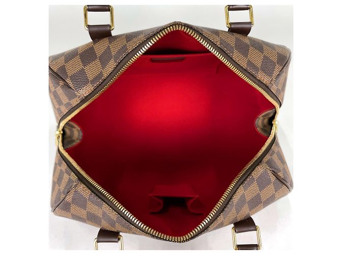 Bolso de mano Louis Vuitton Rivera MM Castaño Damier ebene - vista 6