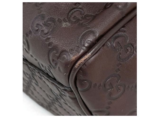Borsa Gucci Sukey in pelle GG marrone - vista 3