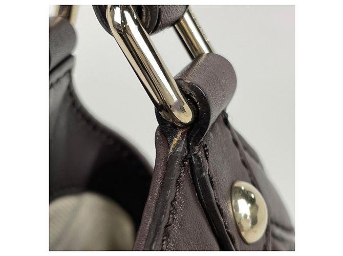 Borsa Gucci Sukey in pelle GG marrone - vista 4