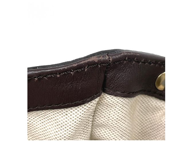 Borsa Gucci Sukey in pelle GG marrone - vista 6