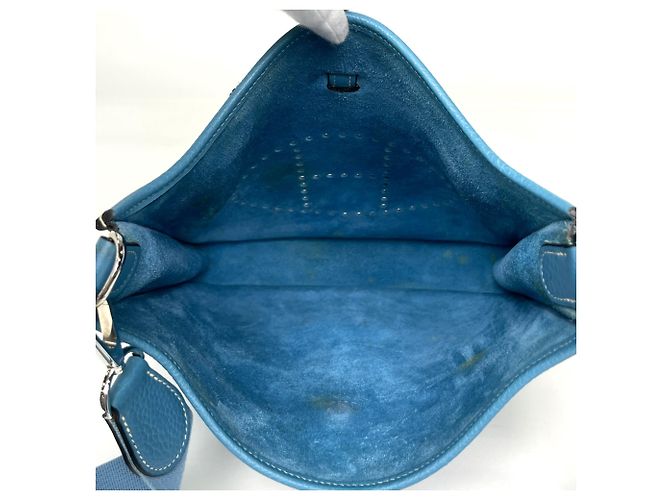 Hermès Borsa a tracolla Hermes Evelyne 2 PM Blu - vista 11