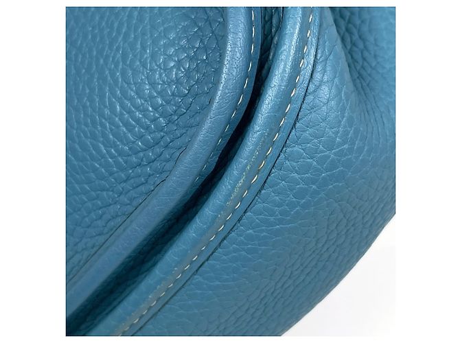 Hermès Borsa a tracolla Hermes Evelyne 2 PM Blu - vista 3