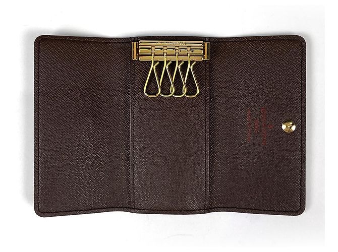 Louis Vuitton Damier Multicles 4 Keycase Castaño Damier ebene - vista 5