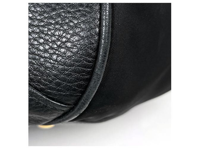 Borsa Tote Prada in nylon nero - vista 3