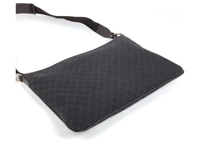 Borsa a tracolla Gucci da donna in tela GG Marrone - vista 2