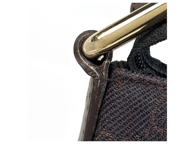 Borsa a tracolla Gucci da donna in tela GG Marrone - vista 4