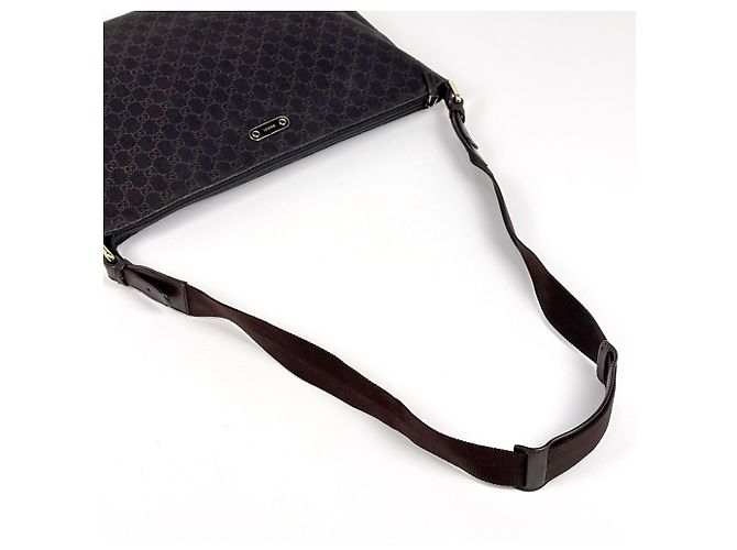 Borsa a tracolla Gucci da donna in tela GG Marrone - vista 5