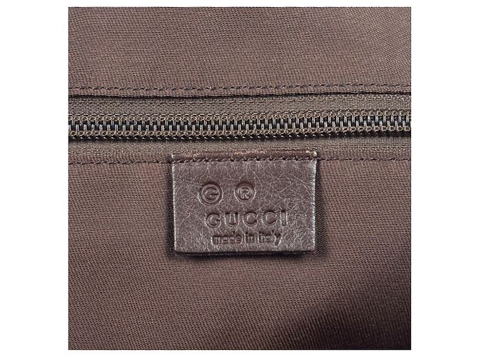 Borsa a tracolla Gucci da donna in tela GG Marrone - vista 7