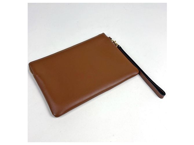 Céline Clutch Celine Second Bag Triomphe Castaño - vista 2