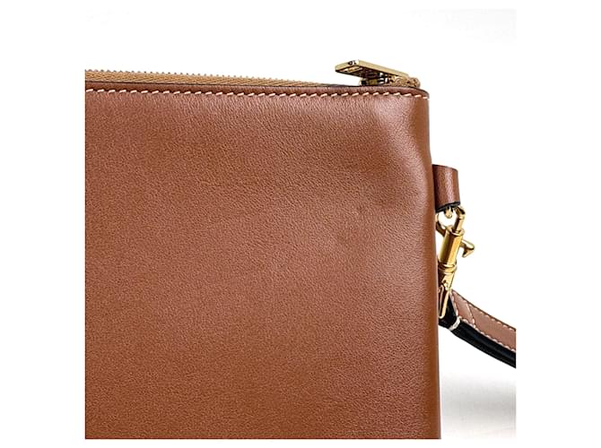 Céline Clutch Celine Second Bag Triomphe Castaño - vista 4