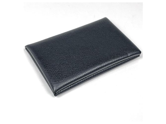 Hermès Tarjetero Hermes Calvi Negro - vista 2