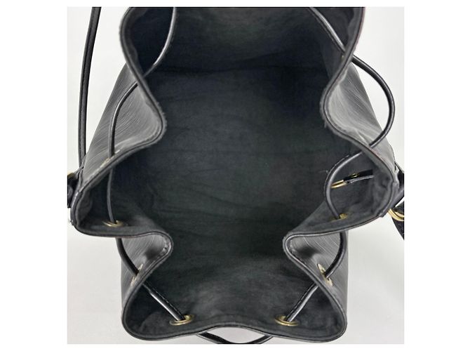 Noe Borsa a tracolla Louis Vuitton Petit Noé Nero - vista 6