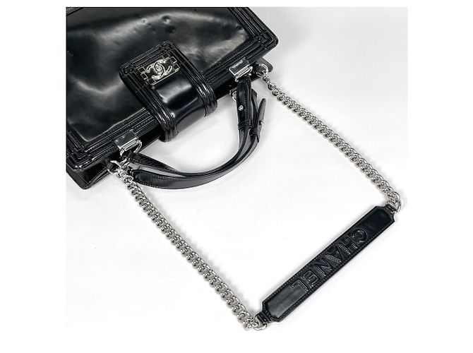 Borsa a tracolla 2-Way Chanel Boy Nero - vista 8