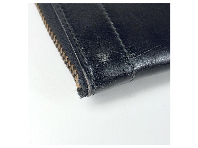 Hermès Hermes HERMES Computer-Clutch mit Reißverschluss Schwarz - Ansicht 3