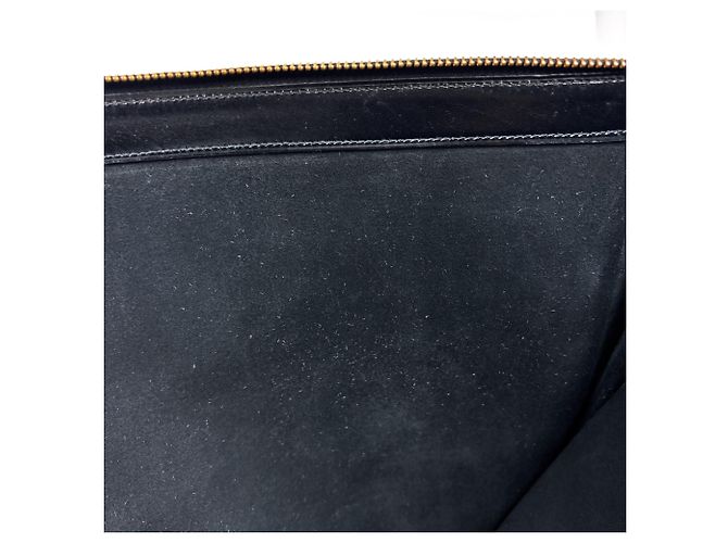 Hermès Hermes HERMES Computer-Clutch mit Reißverschluss Schwarz - Ansicht 6