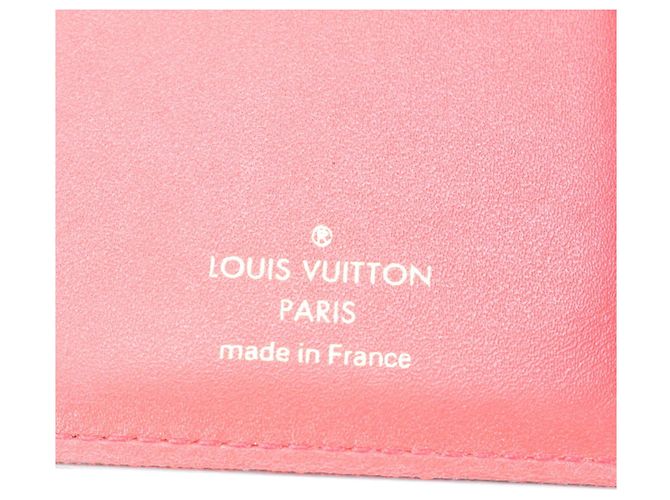 Louis Vuitton Monogram Portefeuille Flower Compact Wallet Rosso - vista 9