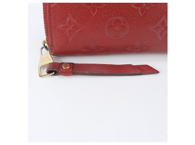 Louis Vuitton Monogram Empreinte Zippy Wallet Rot - Ansicht 2