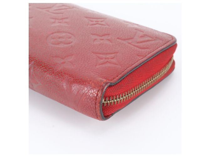 Louis Vuitton Monogram Empreinte Zippy Wallet Rot - Ansicht 4