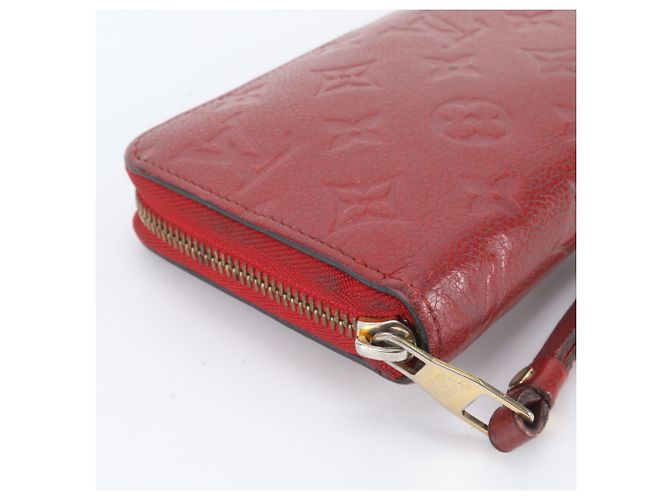 Louis Vuitton Monogram Empreinte Zippy Wallet Rot - Ansicht 6