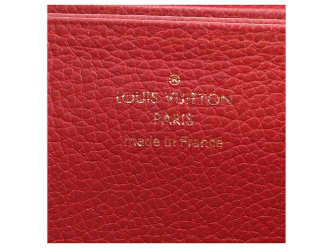 Louis Vuitton Monogram Empreinte Zippy Wallet Rot - Ansicht 9