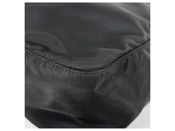 Borsa a tracolla Prada in nylon nero e pelle - vista 3