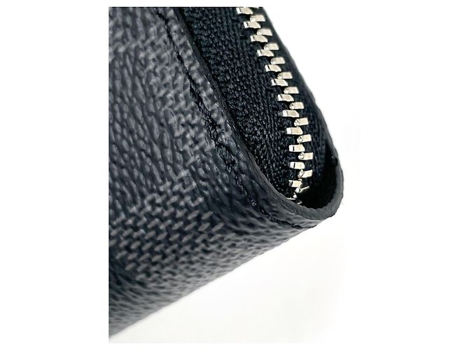 Zippy Portamonete Louis Vuitton Damier Graphite Nero - vista 3
