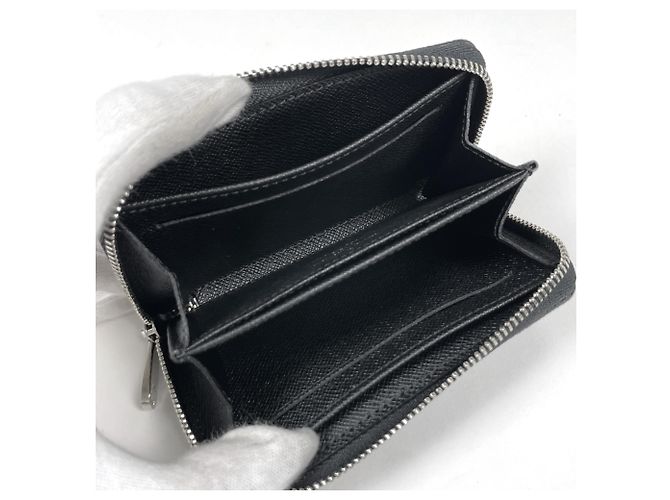 Zippy Portamonete Louis Vuitton Damier Graphite Nero - vista 5