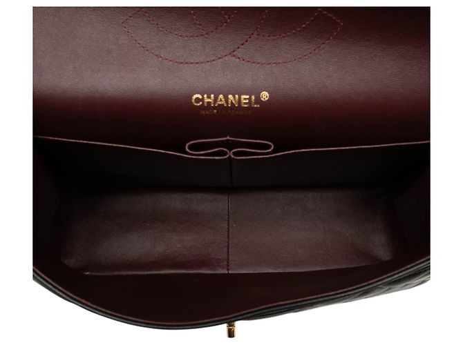Chanel Black Jumbo Classic Lambskin Double Flap Nero - vista 4