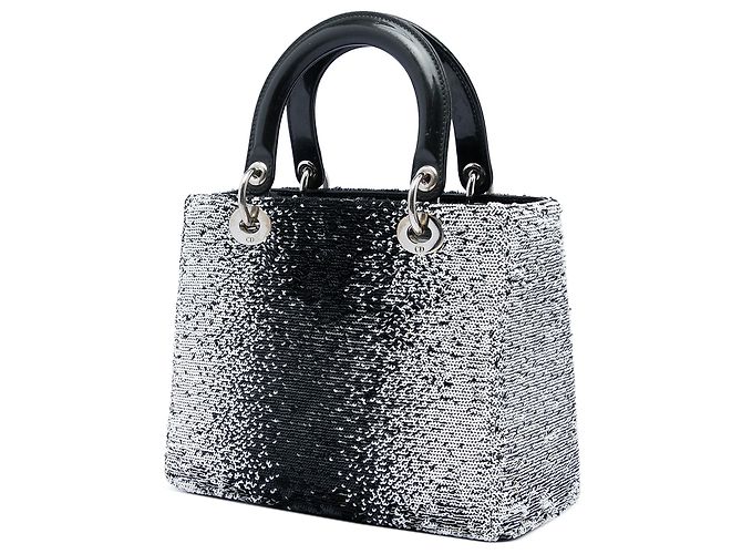 Dior Black Medium Sequins Lady Dior Schwarz - Ansicht 2