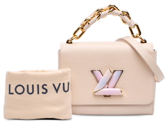 Louis Vuitton Brown Epi Twist PM Marrone Beige - vista 7