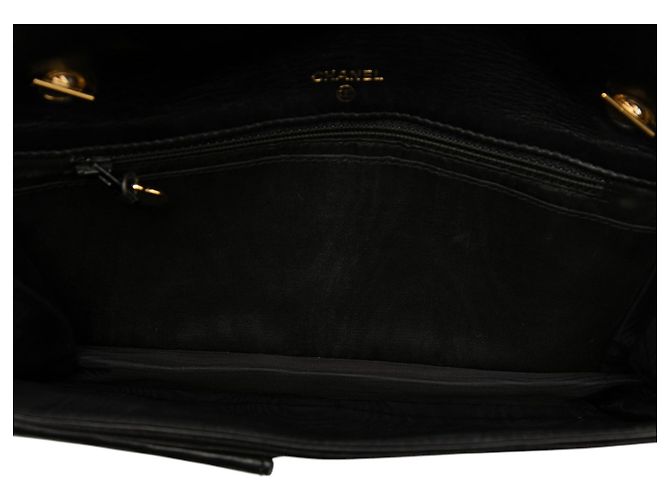 Chanel Black CC Caviar Wallet On Chain Nero - vista 4