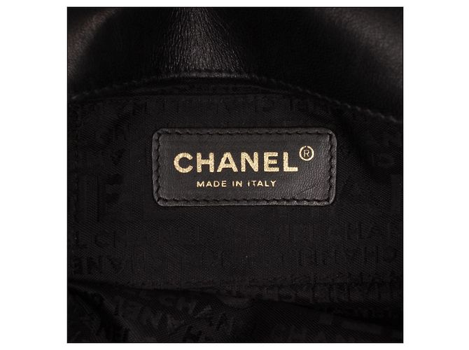 Chanel Black Mini Square Chocolate Bar Lambskin Single Flap Nero - vista 5