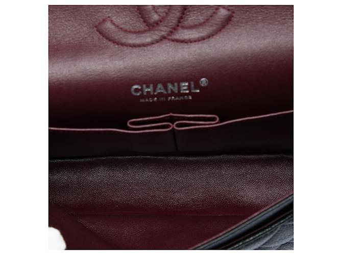 Chanel Black Medium Classic Caviar Double Flap Nero - vista 4