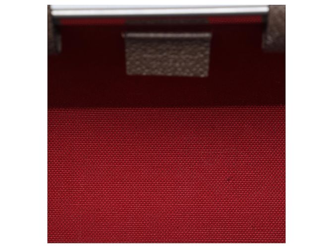 Borsa Vanity Gucci Beige GG Supreme Bamboo - vista 4
