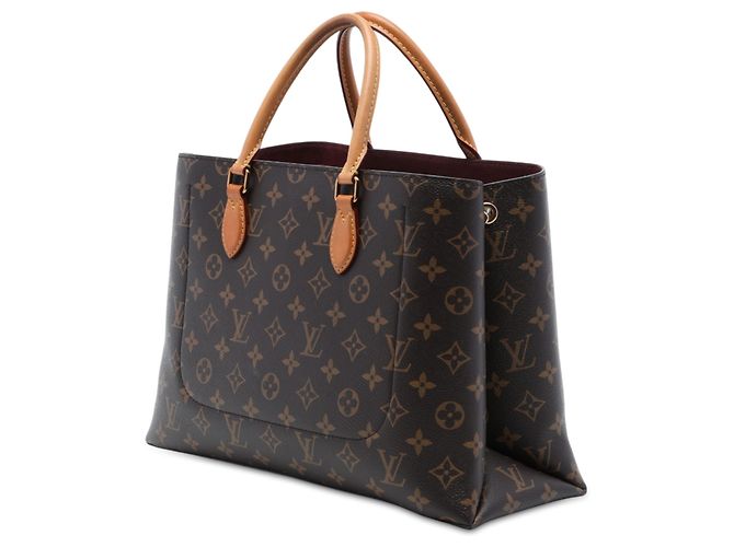 Borsa Tote Louis Vuitton Brown Monogram Flower Marrone - vista 2