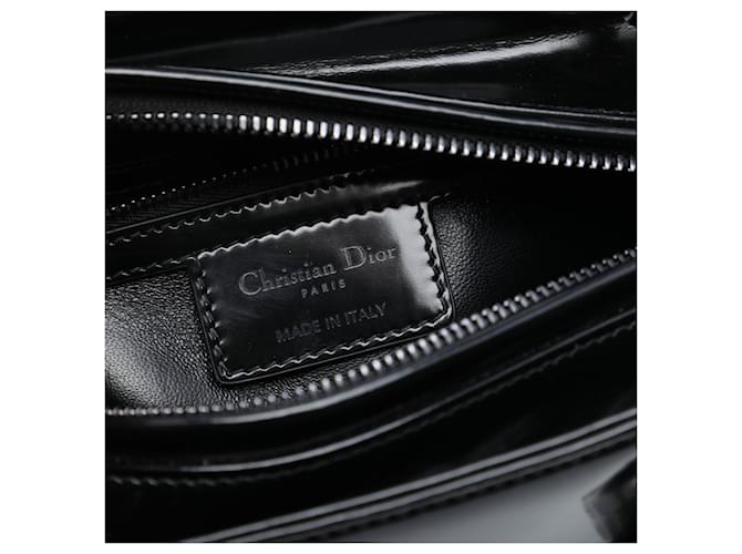 Dior Black Medium Patent Lady Dior Nero - vista 5