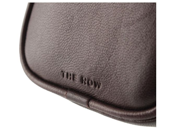 Borsa The Row Brown Nappa 90s Marrone Marrone scuro - vista 6