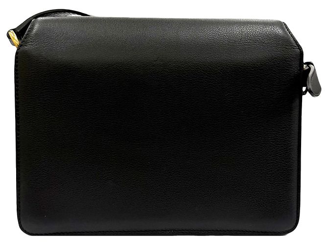 Salvatore Ferragamo Bolsa Tiracolo Ferragamo Gancini Joanne em couro preto - vista 2