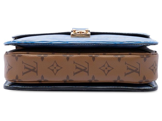Louis Vuitton Blue Epi Denim and Reverse Monogram Pochette Metis - vista 3