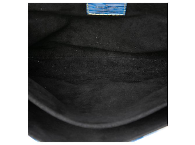 Louis Vuitton Blue Epi Denim and Reverse Monogram Pochette Metis - vista 4