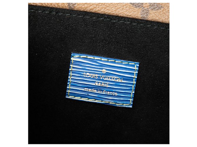Louis Vuitton Blue Epi Denim and Reverse Monogram Pochette Metis - vista 5