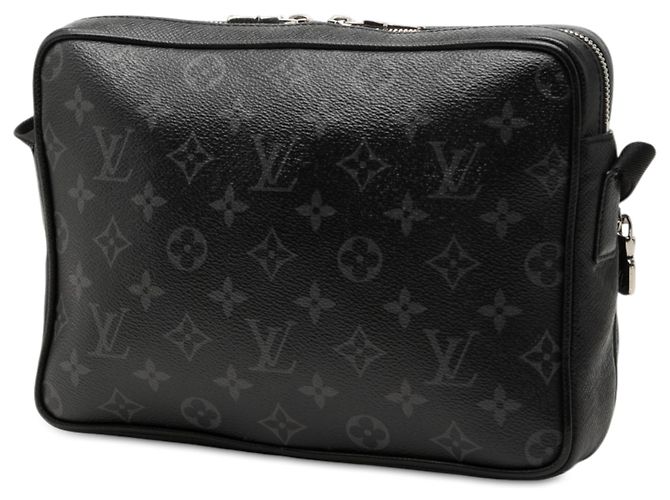 Louis Vuitton Black Monogram Taigarama Outdoor Messenger Nero - vista 2