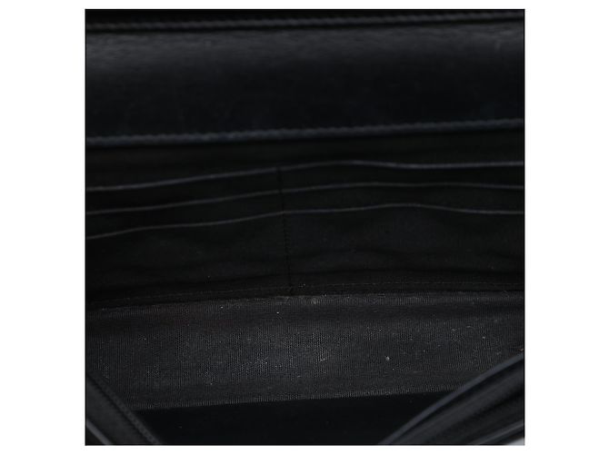 Chanel Black Quilted Caviar Boy Wallet on Chain Nero - vista 4
