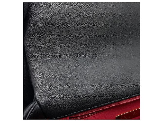 Chanel 19 Flap Medium in nappa nera Nero - vista 6