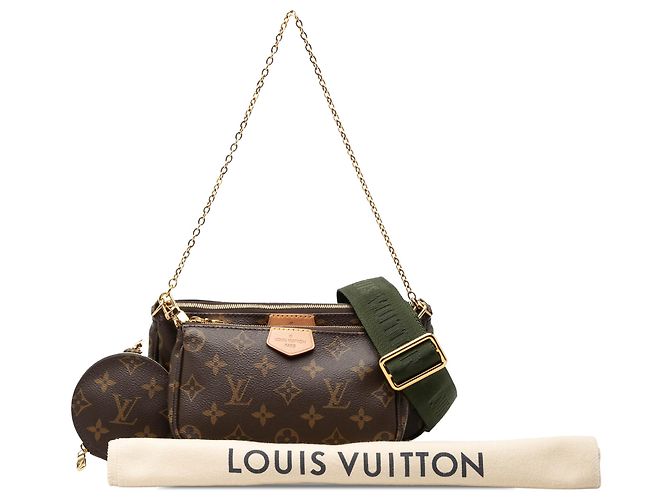 Louis Vuitton Brown Monogram Multi Pochette Accessoires Marrone - vista 7