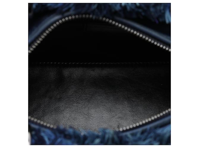 Dior Blue Medium Tweed Lady Dior - vista 4